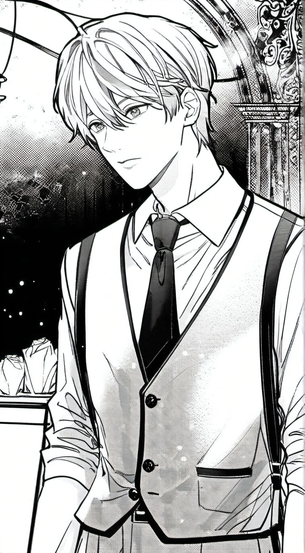 ai character: León  background