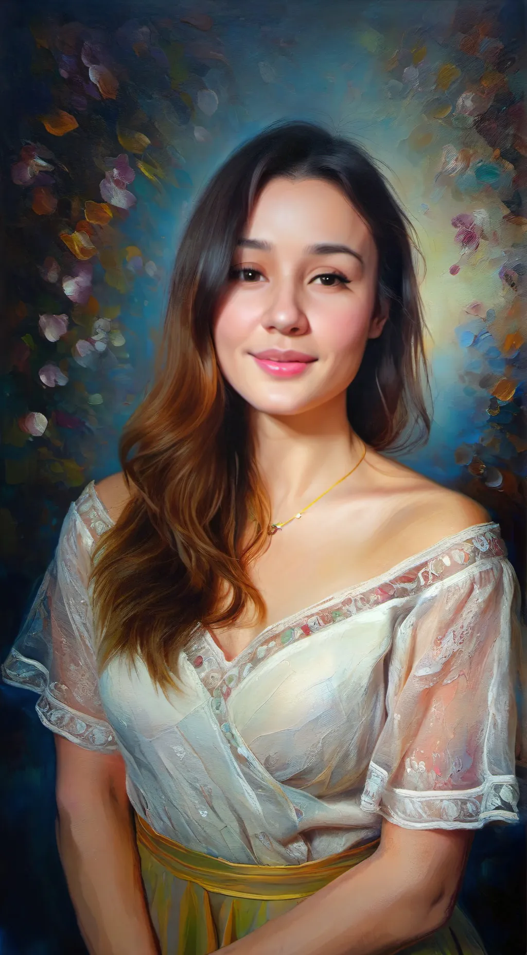 ai character: Erica ￼ background