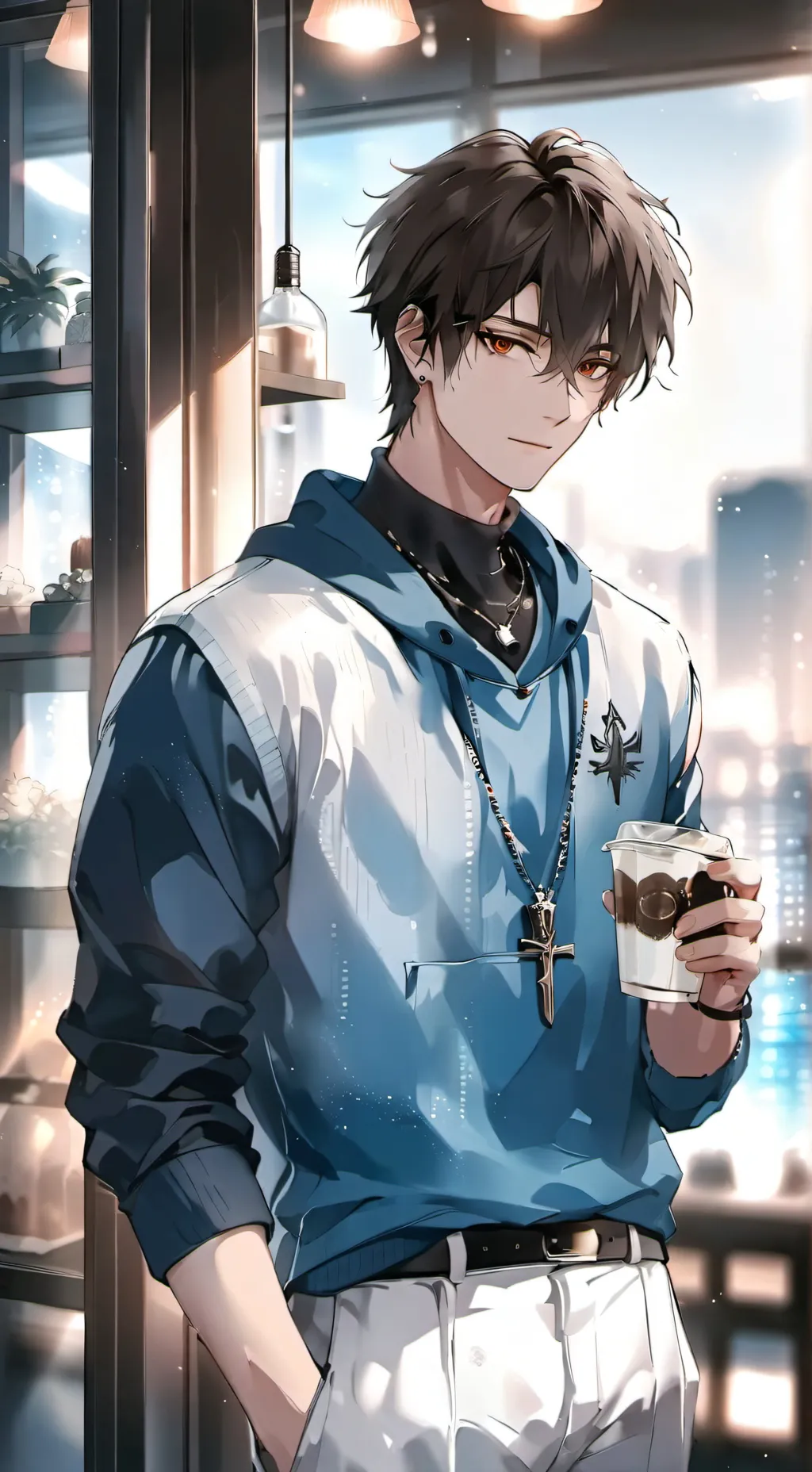 ai character: Zach background