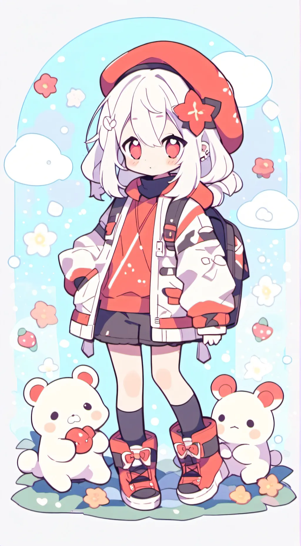 ai character: C00lkid background