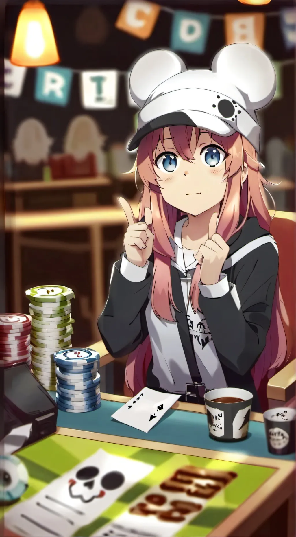 ai character: Little sister background