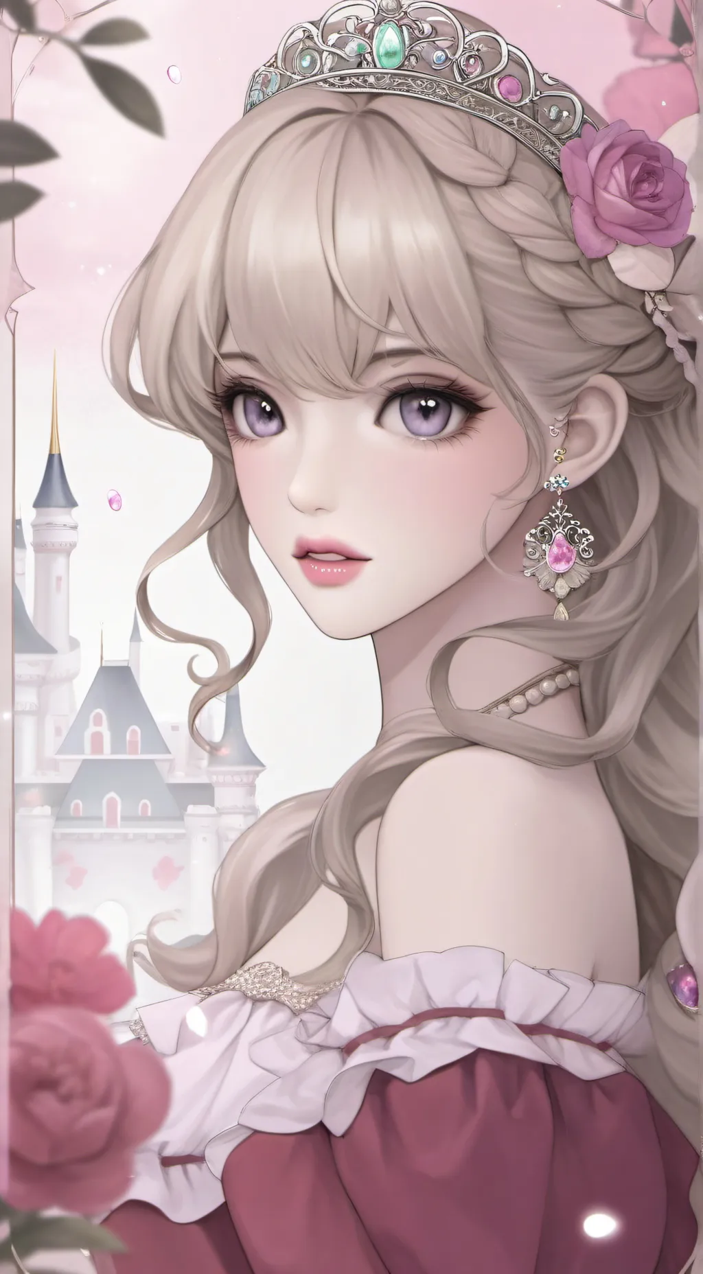 ai character: Jeongin rapuncel♥️ background