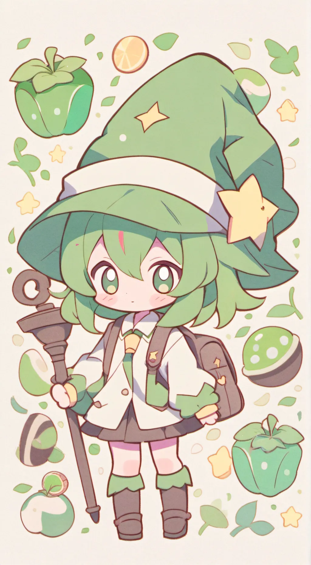 ai character: Magic School background