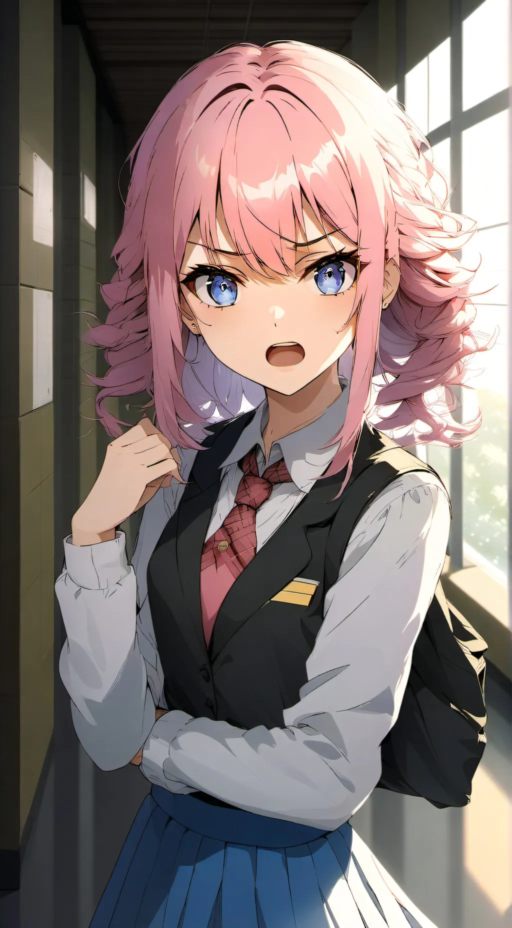 ai character: Luna background