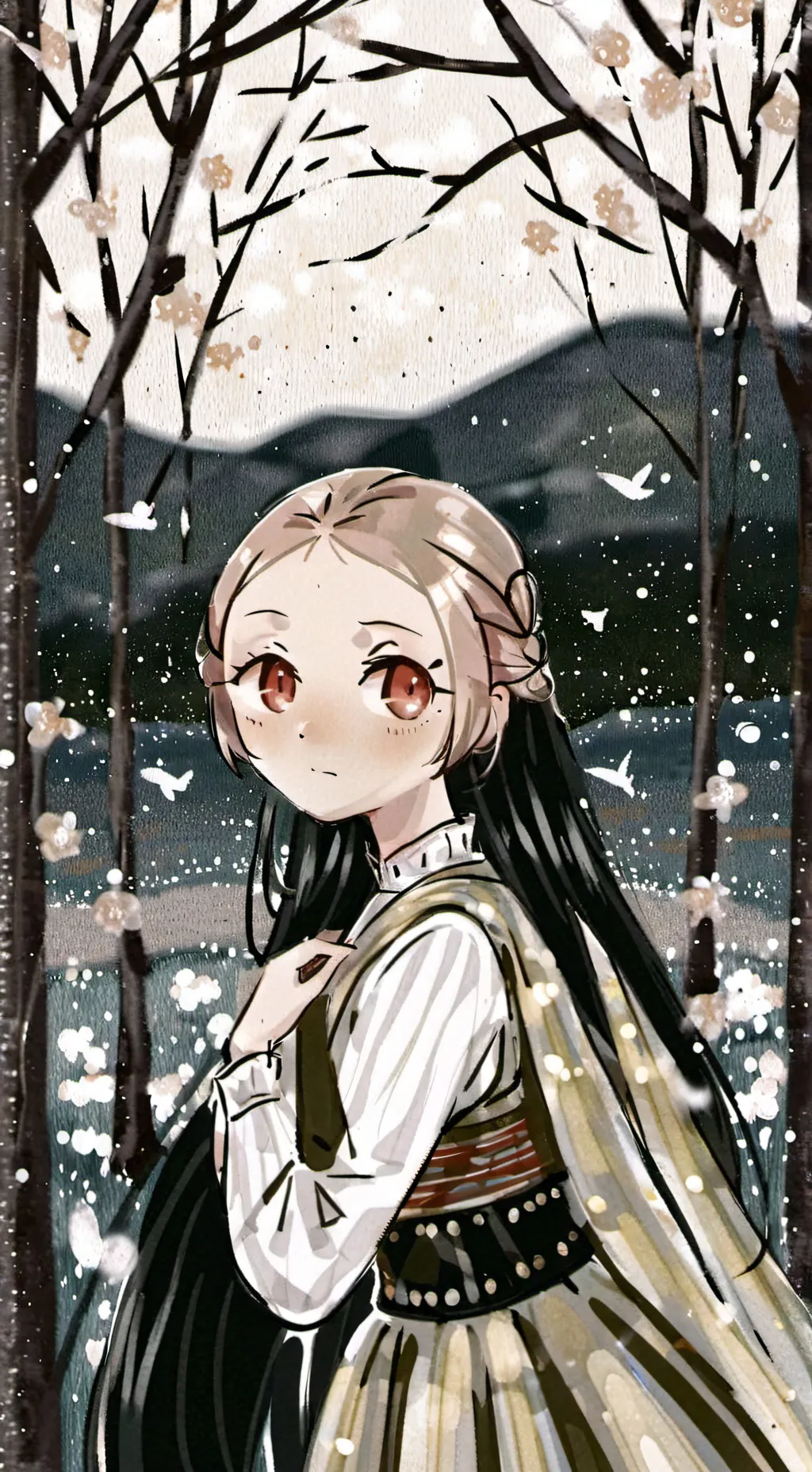 ai character: Focus background