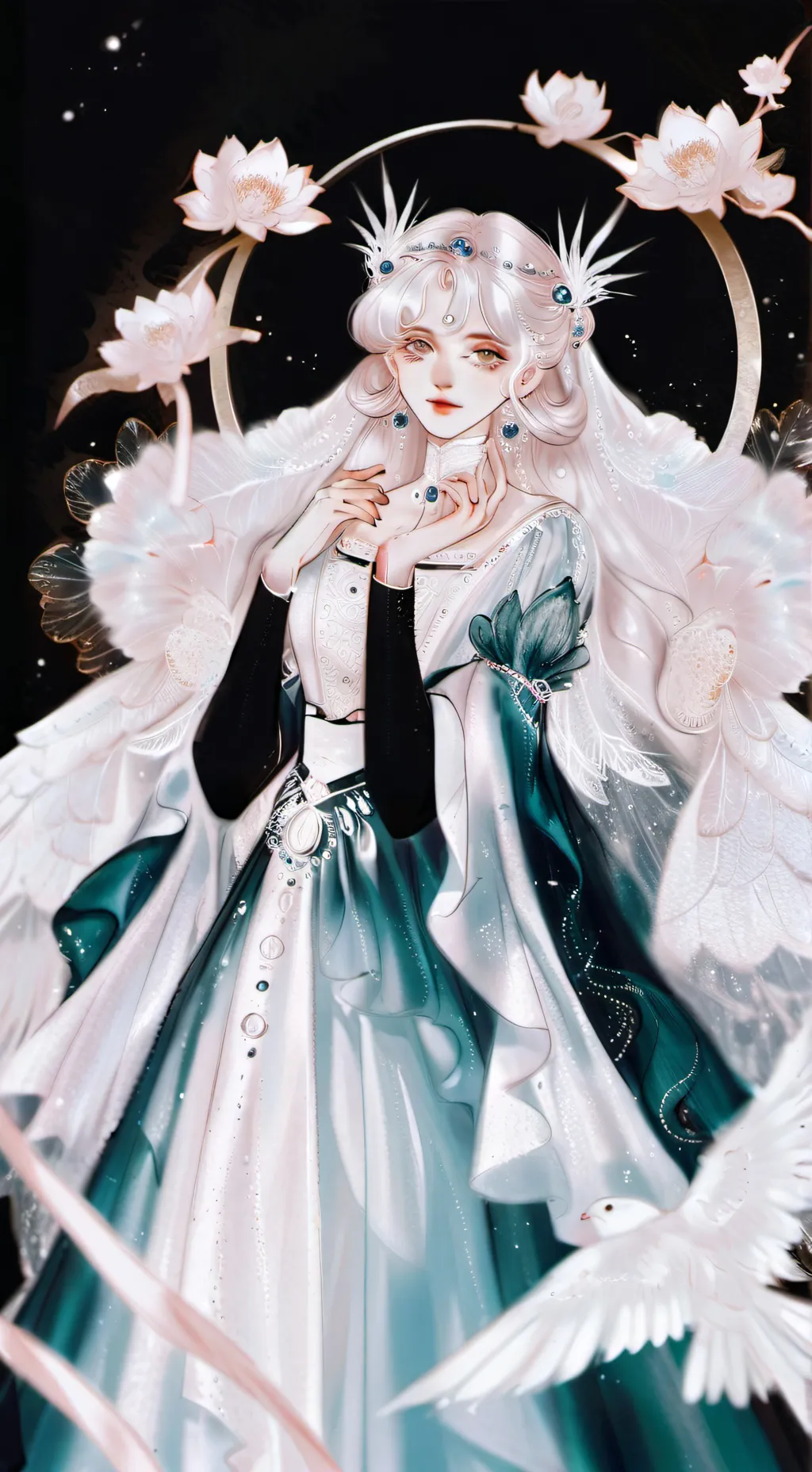 ai character: Pearl?ig background