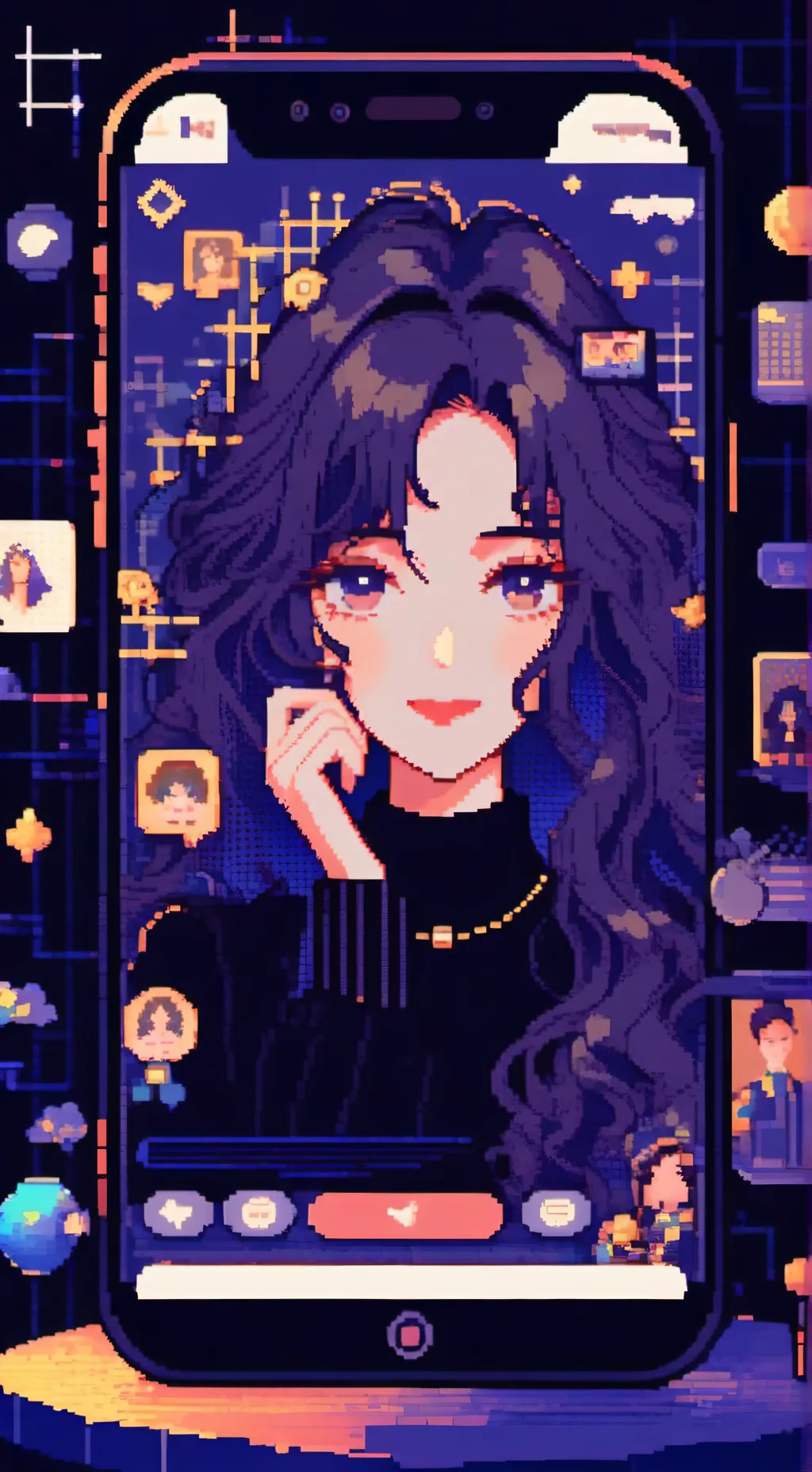 ai character: IDK background