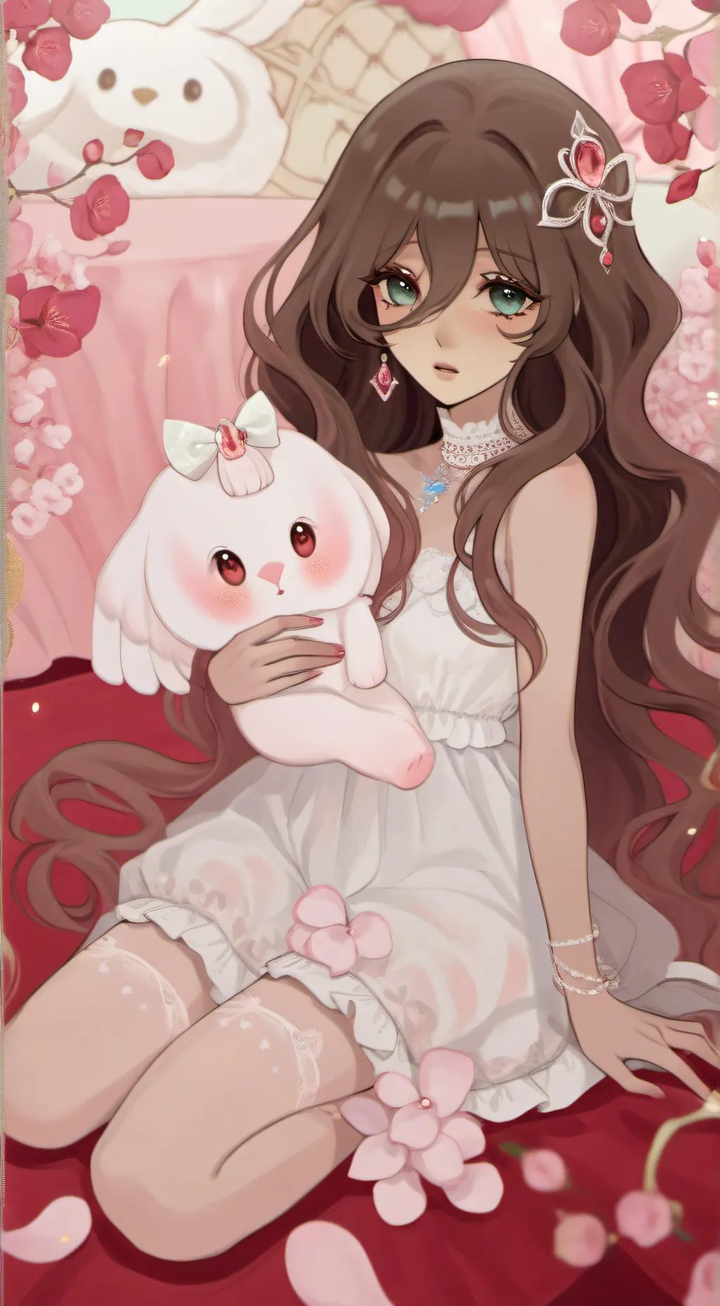 ai character: Maya🌸 background