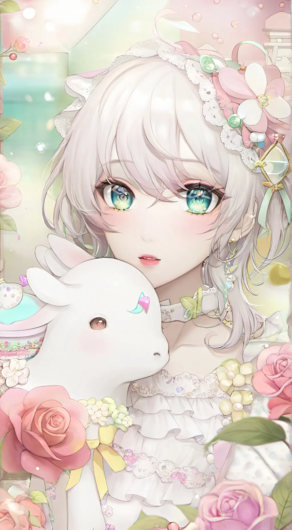 ai character: 🌴ava🌴 background