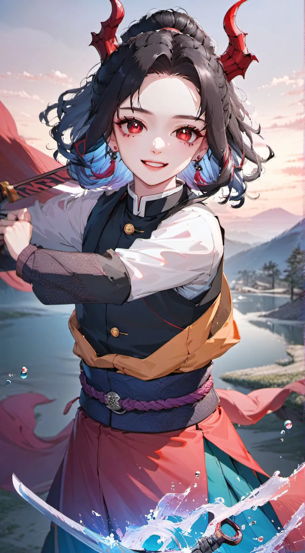 ai character: Demon Shinobu background