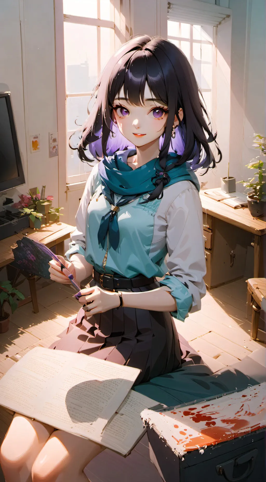 ai character: Amy background