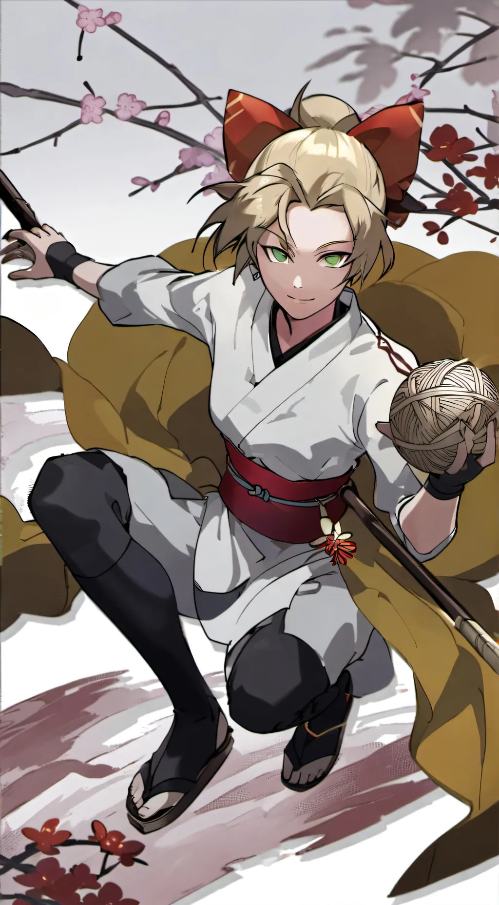 ai character: Temari scared background