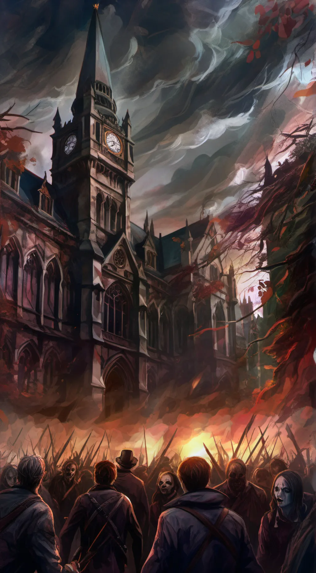 ai character: Zombie battles  background