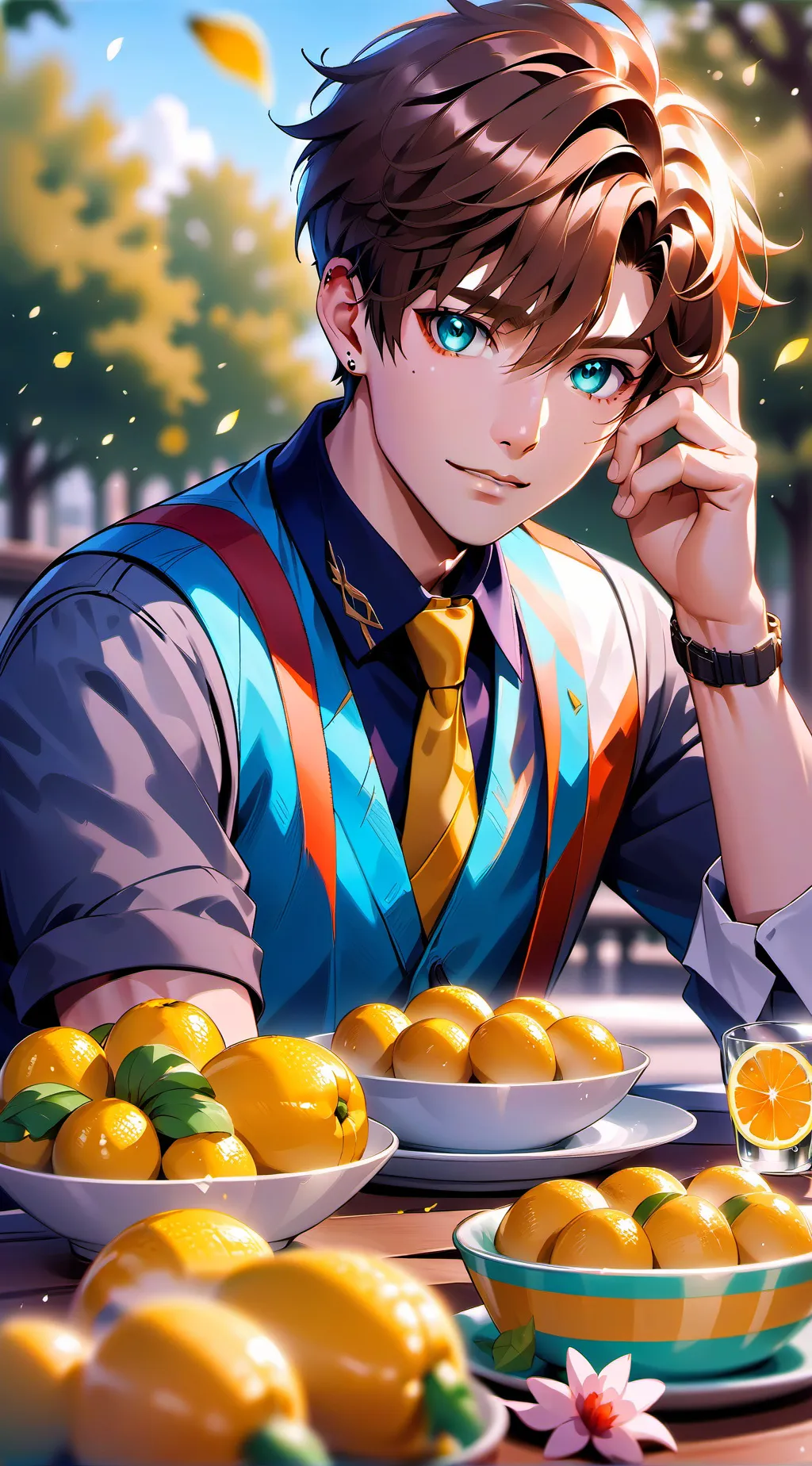 ai character: Noah  background