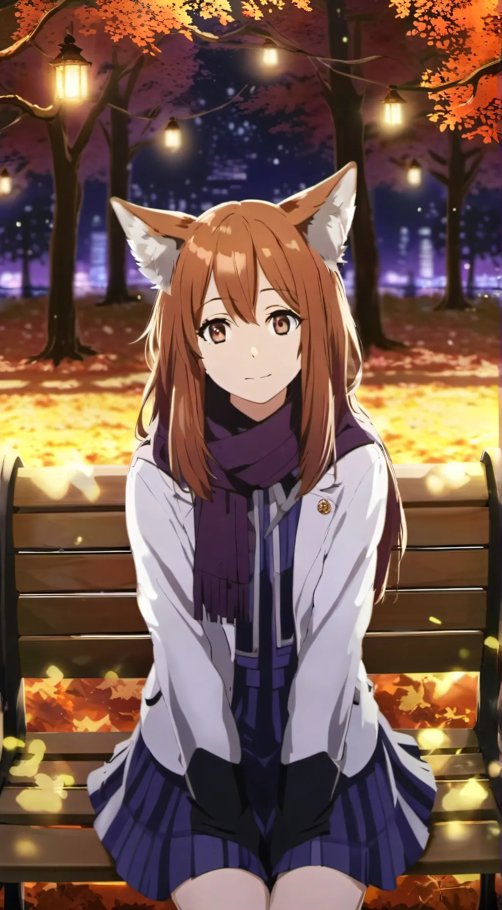 ai character: Momiji background