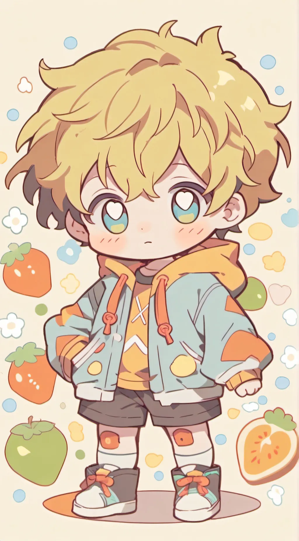 ai character: leaf babyss background