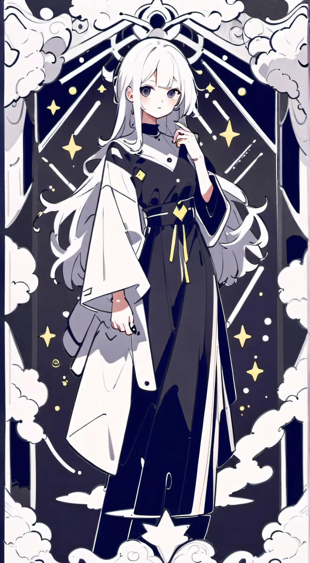 ai character: dream girl  background