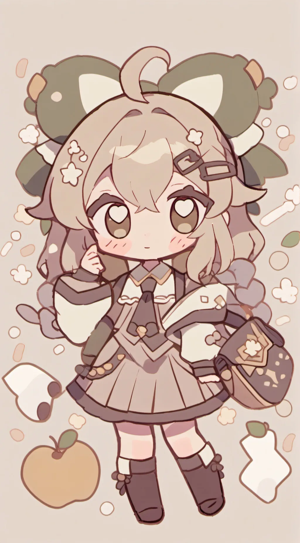 ai character: Tung tung sahor background