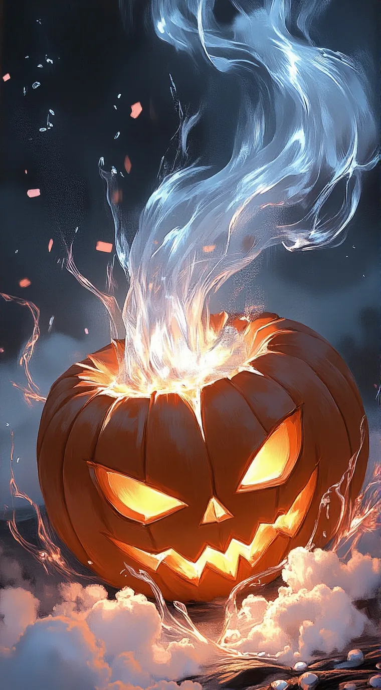 ai character: HALLOWEEN!!! background