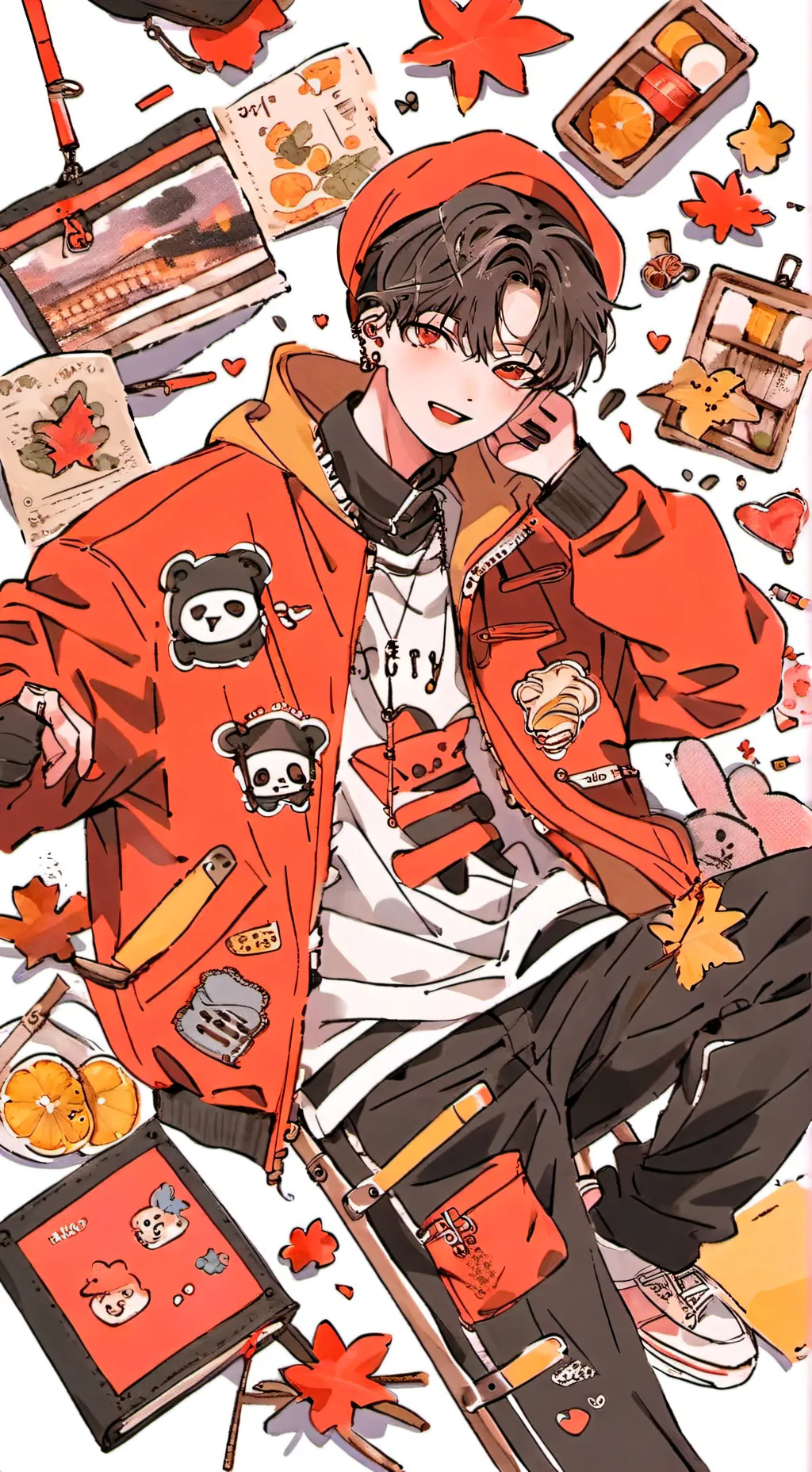 ai character: ❤️🖤Skz roadtrip🖤❤️ background