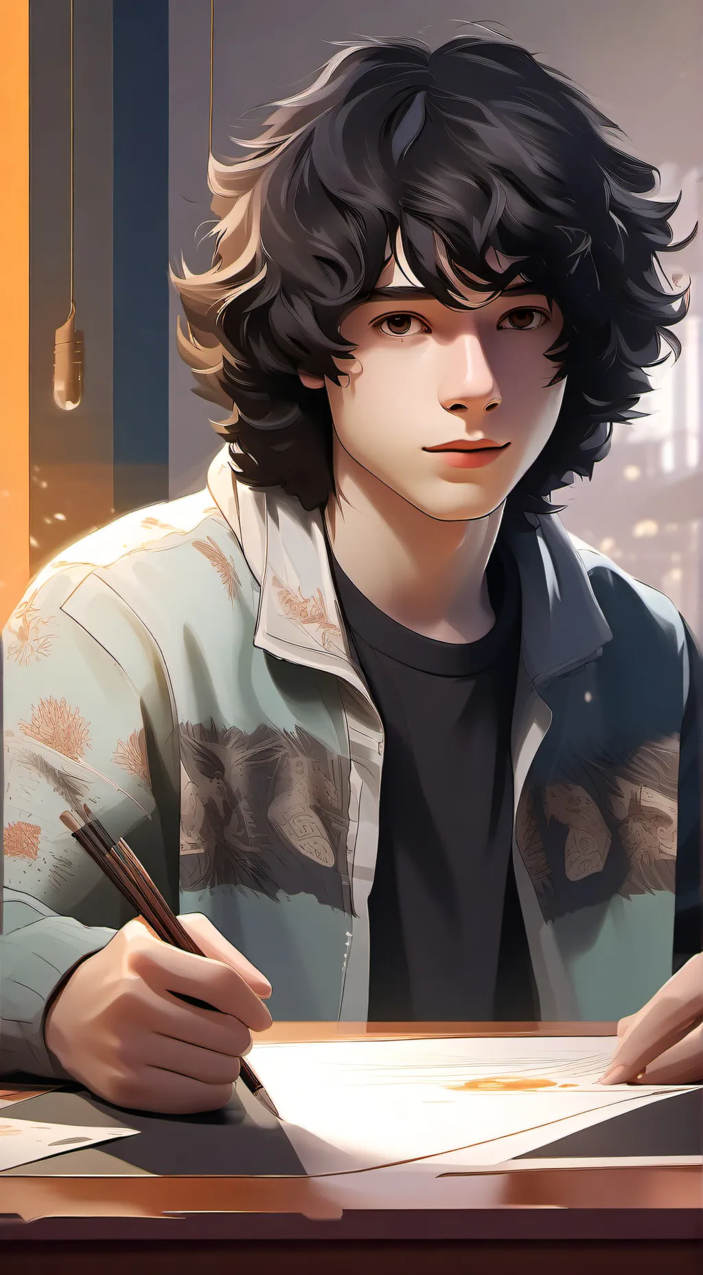ai character: finn wolfhard background