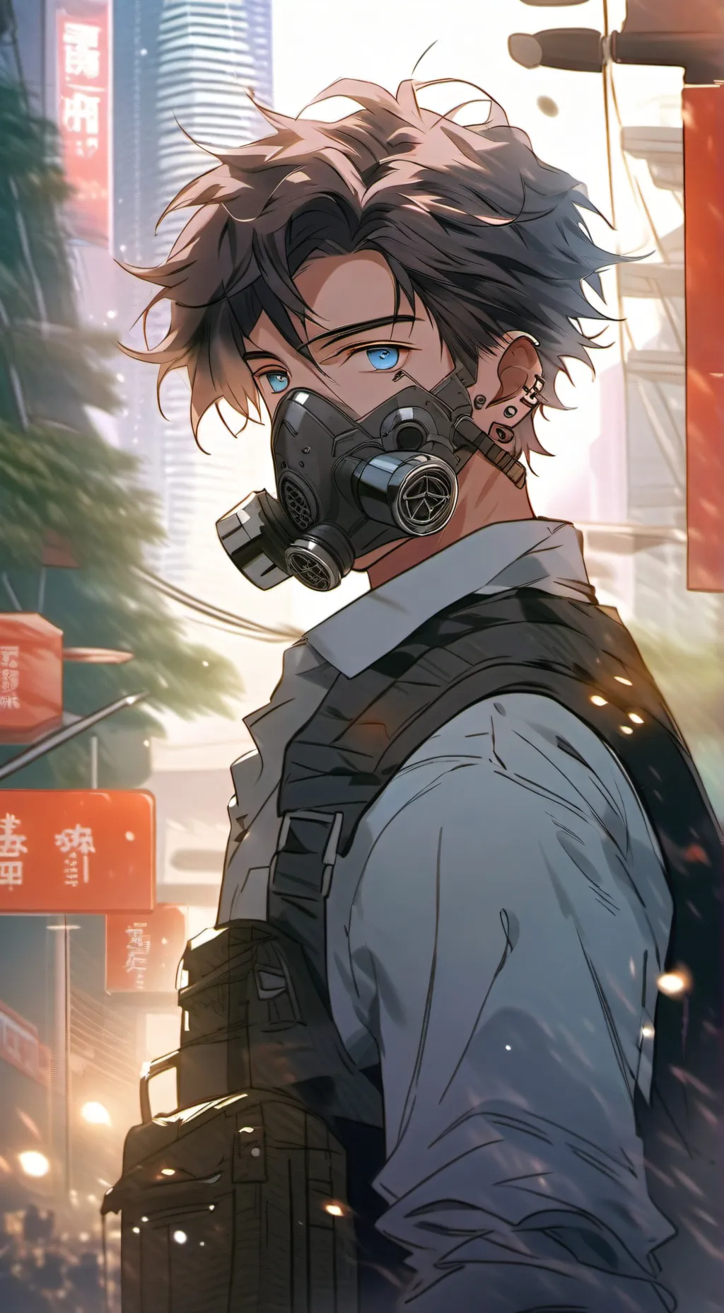 ai character: 🦾_-=αxƚσɳ=-_🌈 background