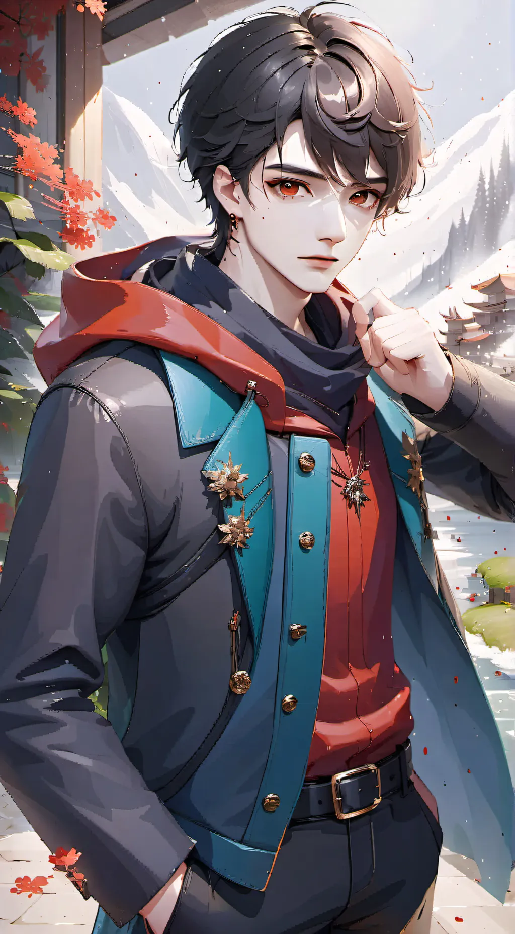 ai character: Lucus *sus af* background