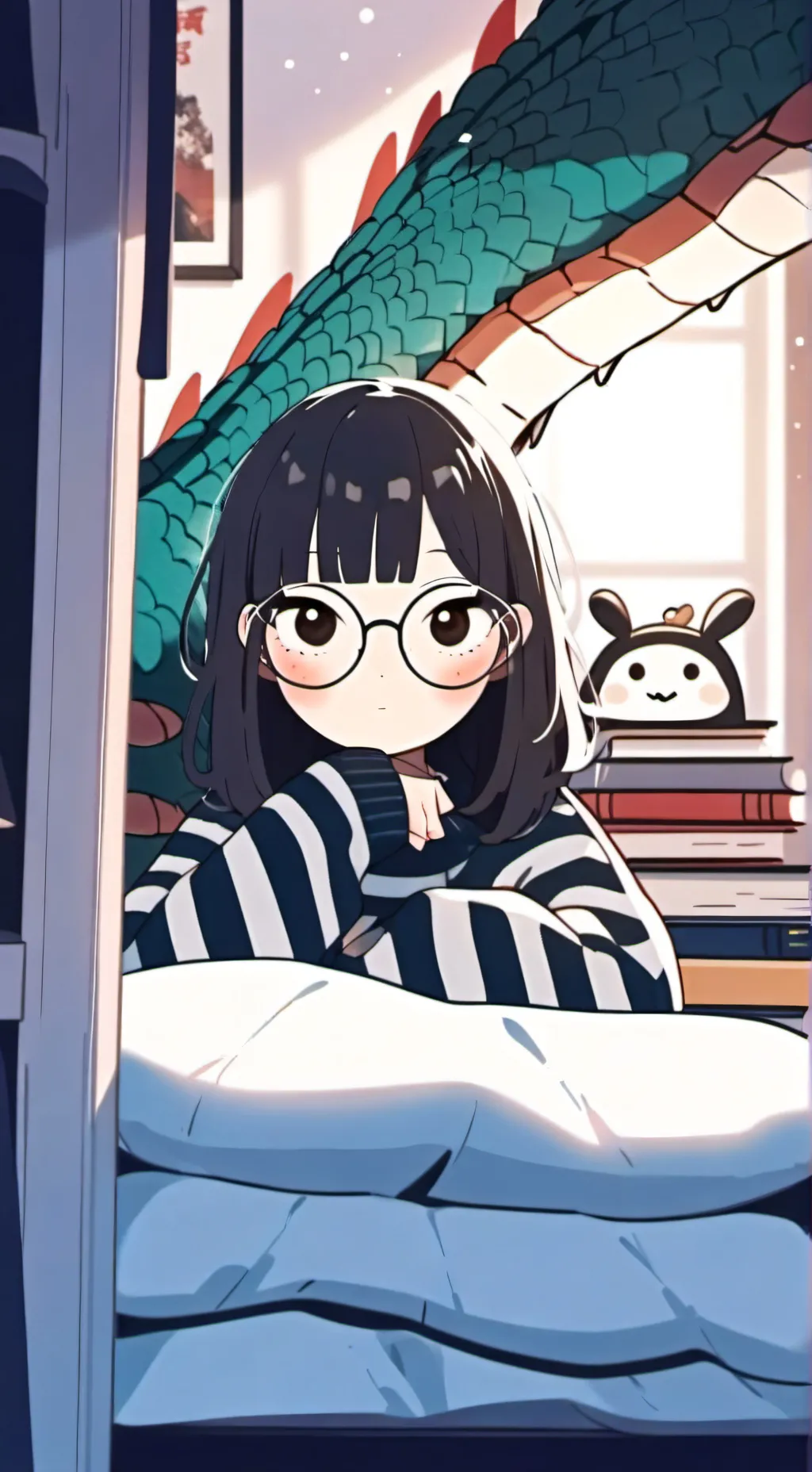 ai character: Mystique Marie background