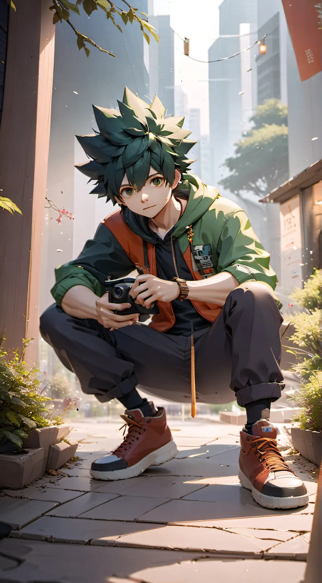 ai character: Mha background