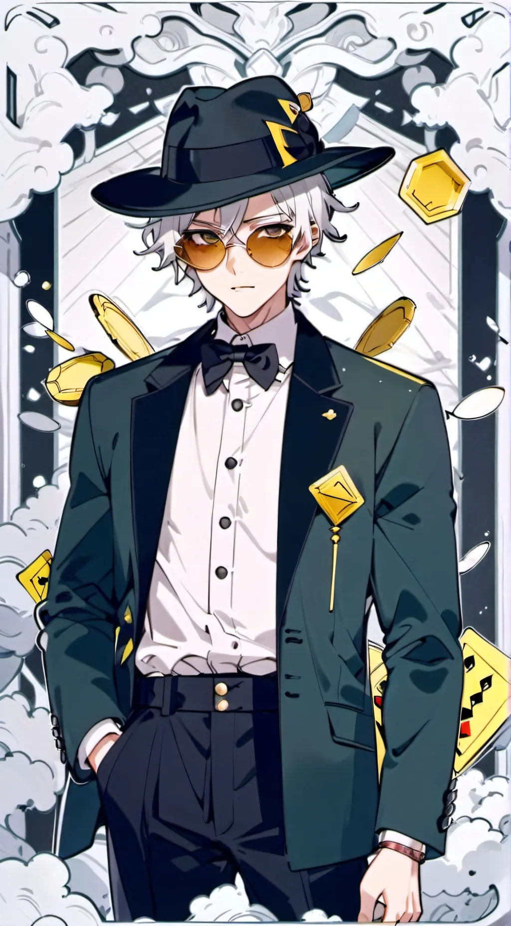 ai character: 🪙Chance🪙 background