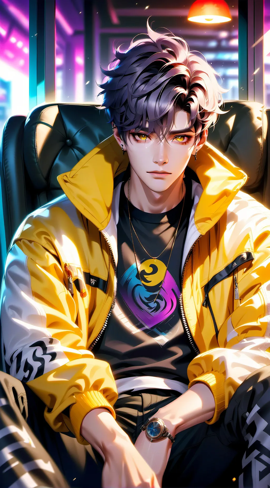 ai character: $picy_n0odle background