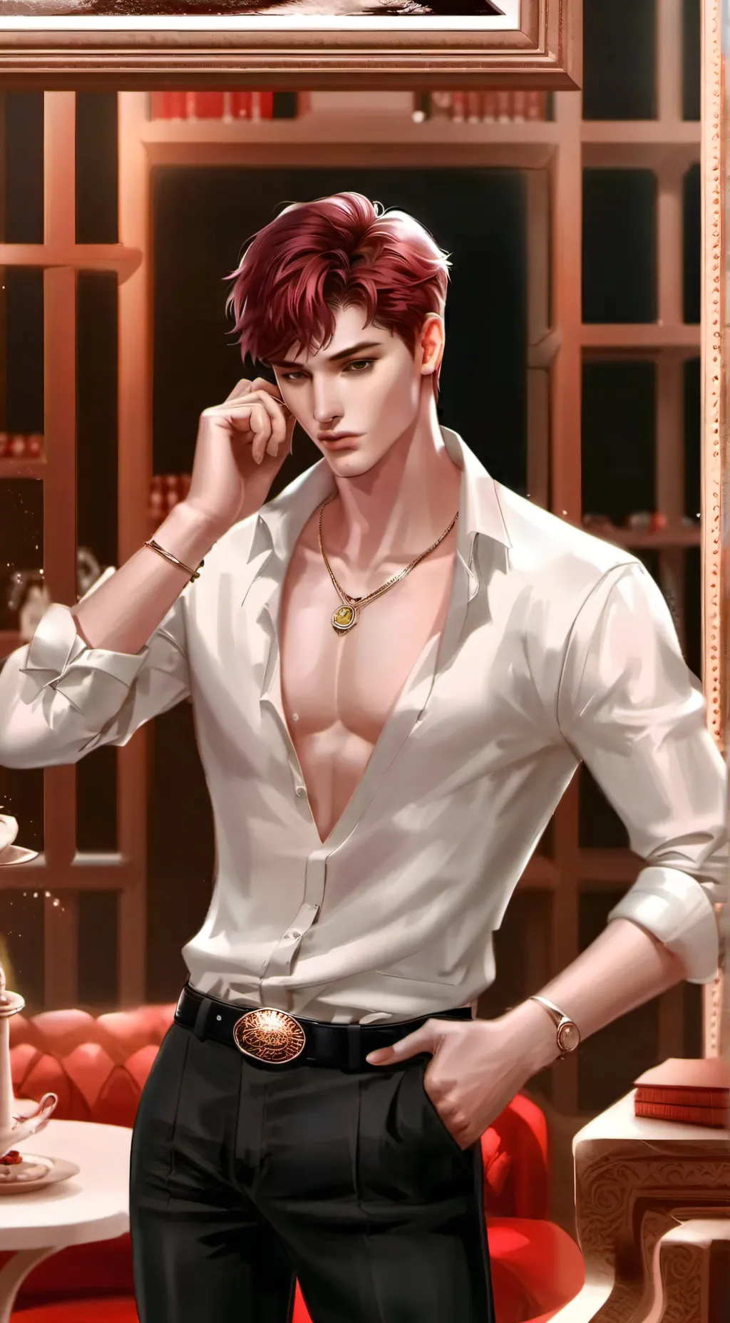 ai character: Max first date background