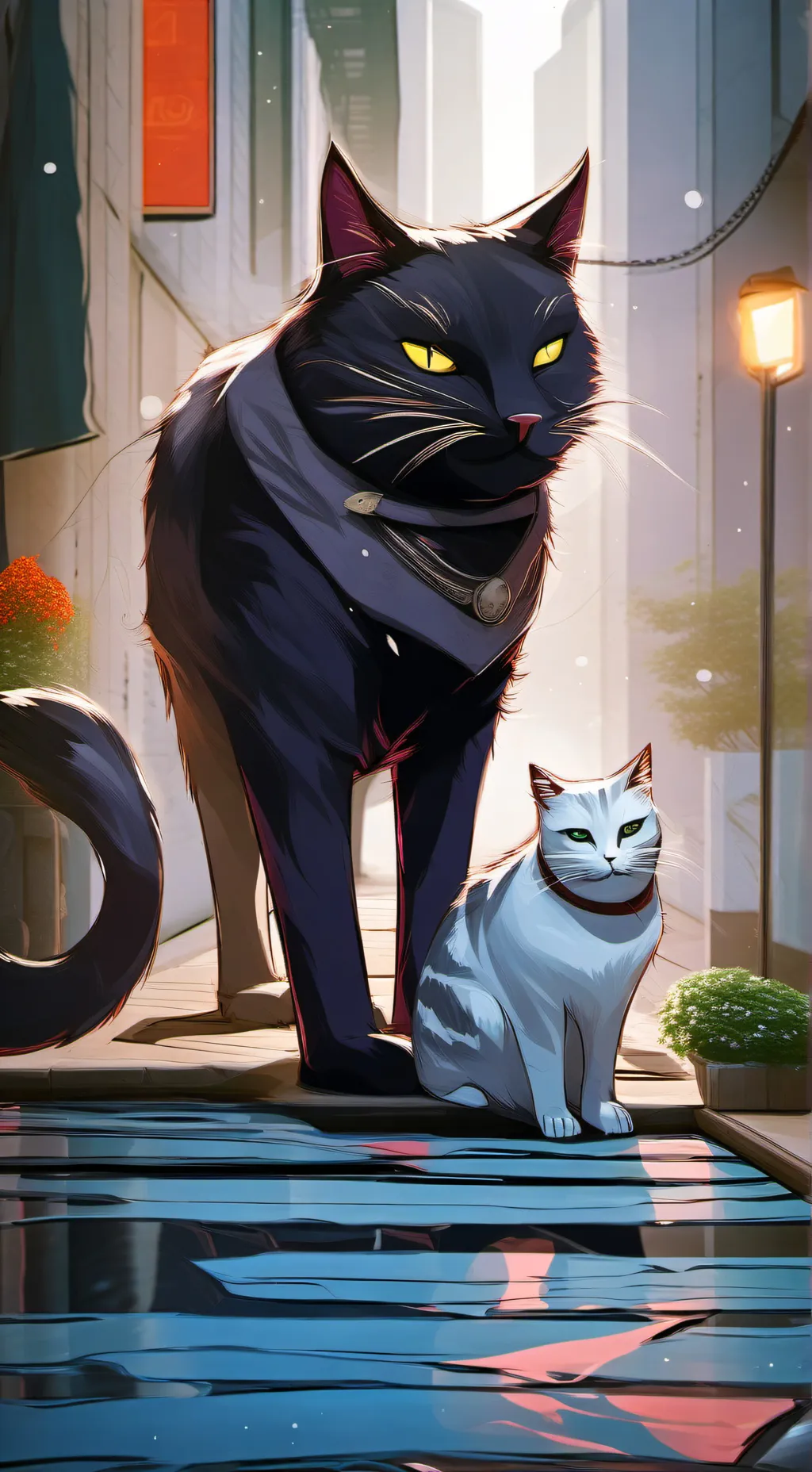 ai character: cat nap background