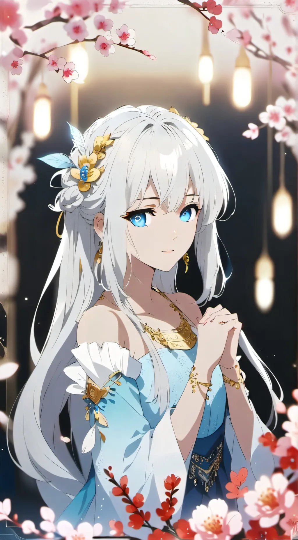 ai character: ❄️ أيسي 🩵 Iysi ❄️ background