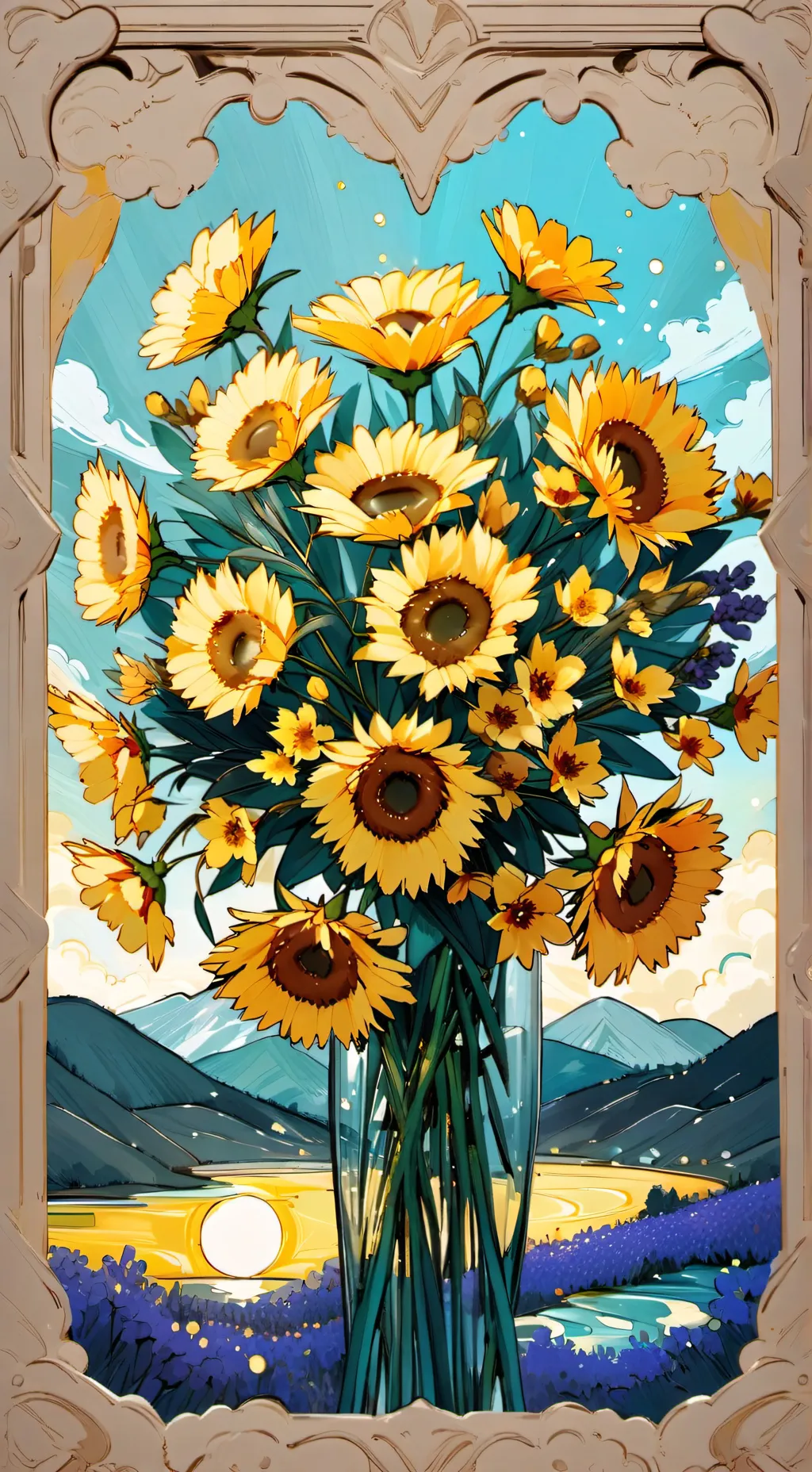 ai character: mi vida en realida background