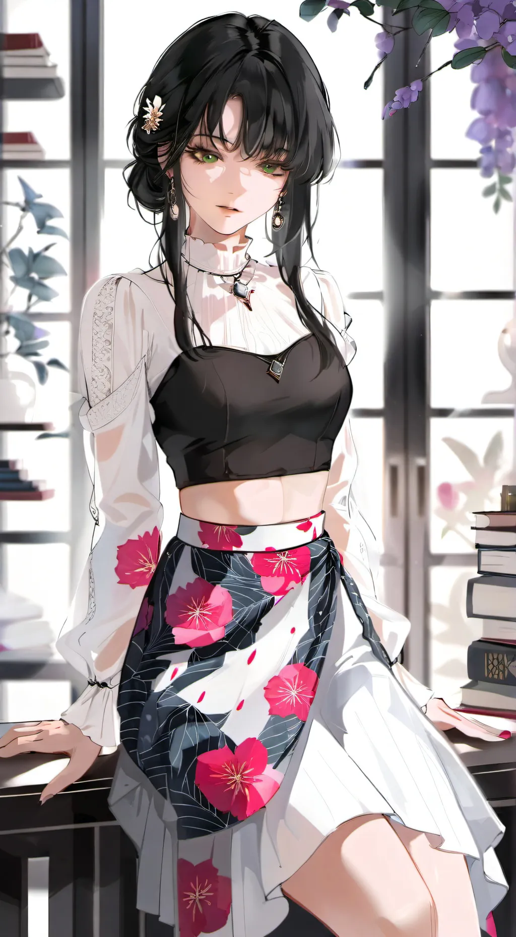 ai character: Elara background