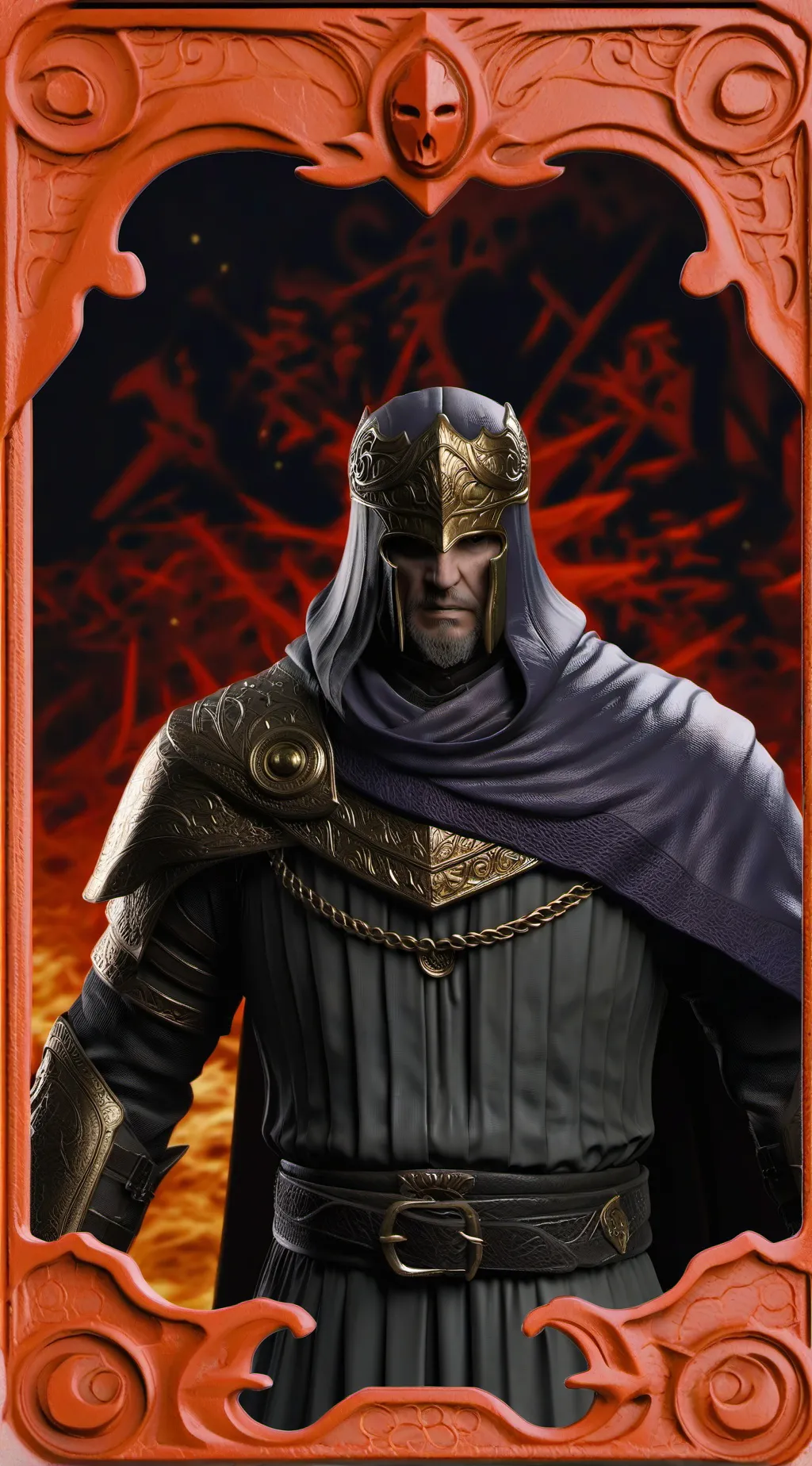 ai character: Horror background