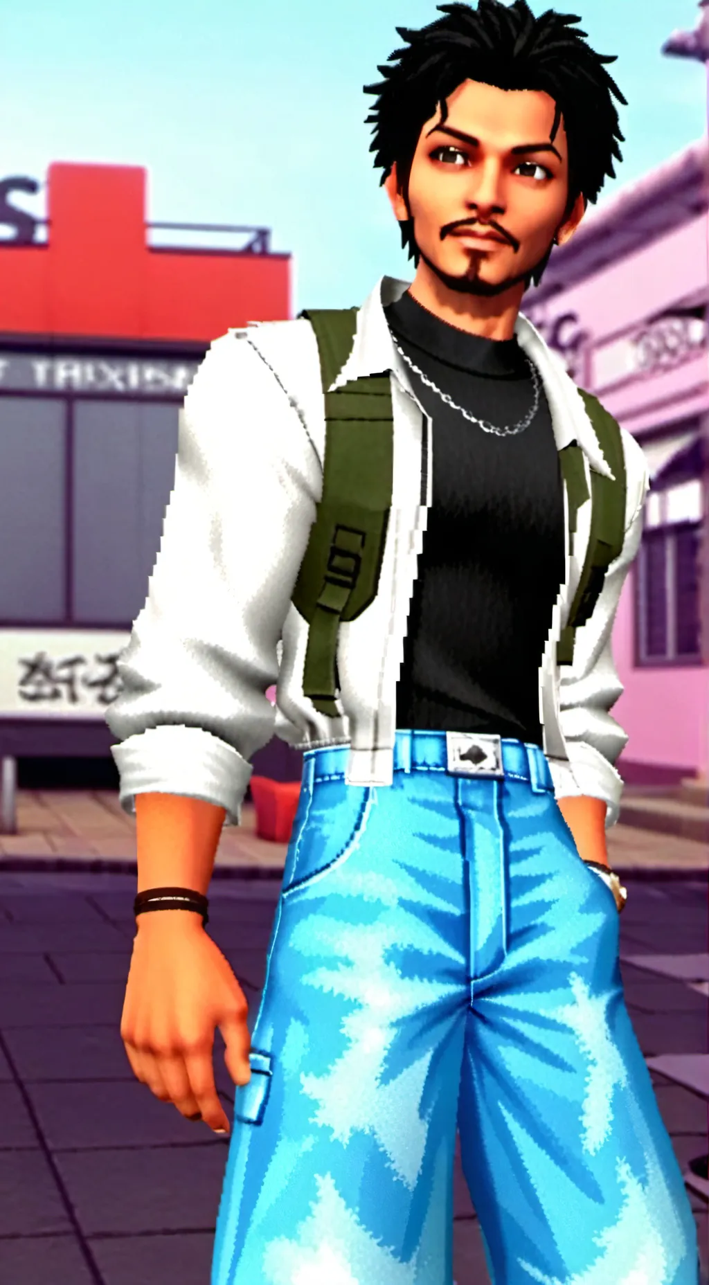 ai character: assistance AI background