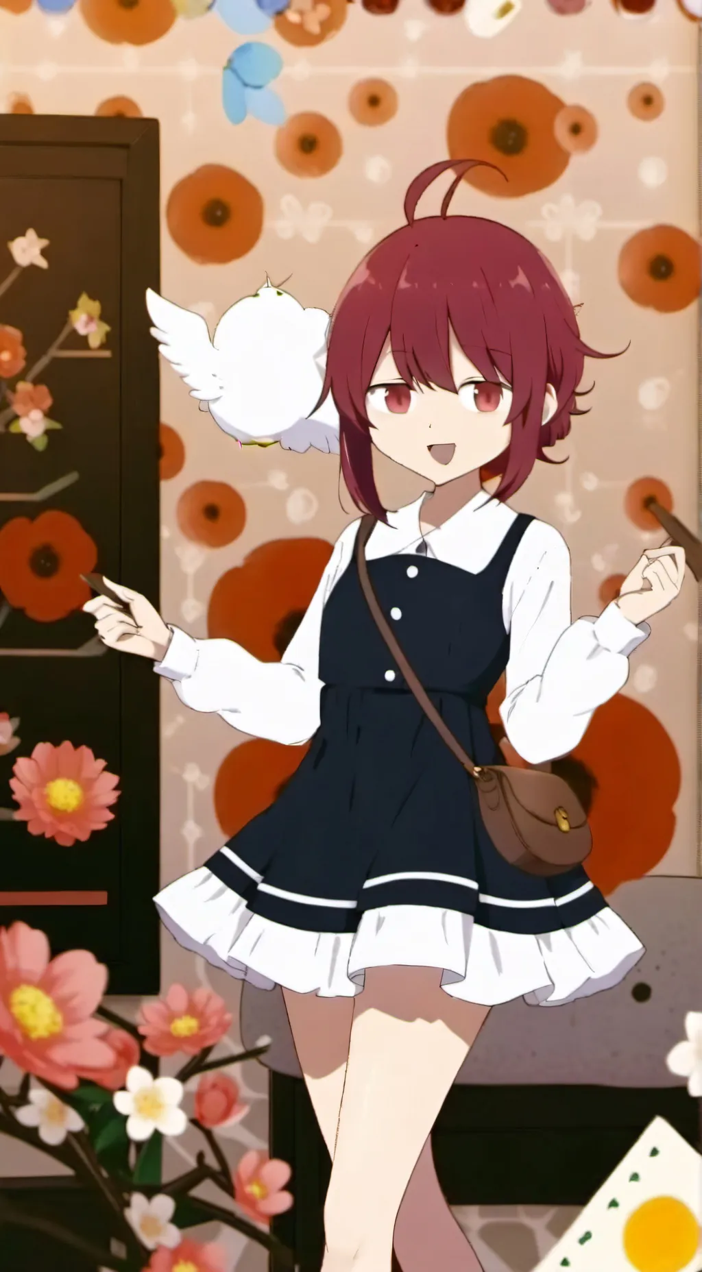 ai character: Kasane Teto background