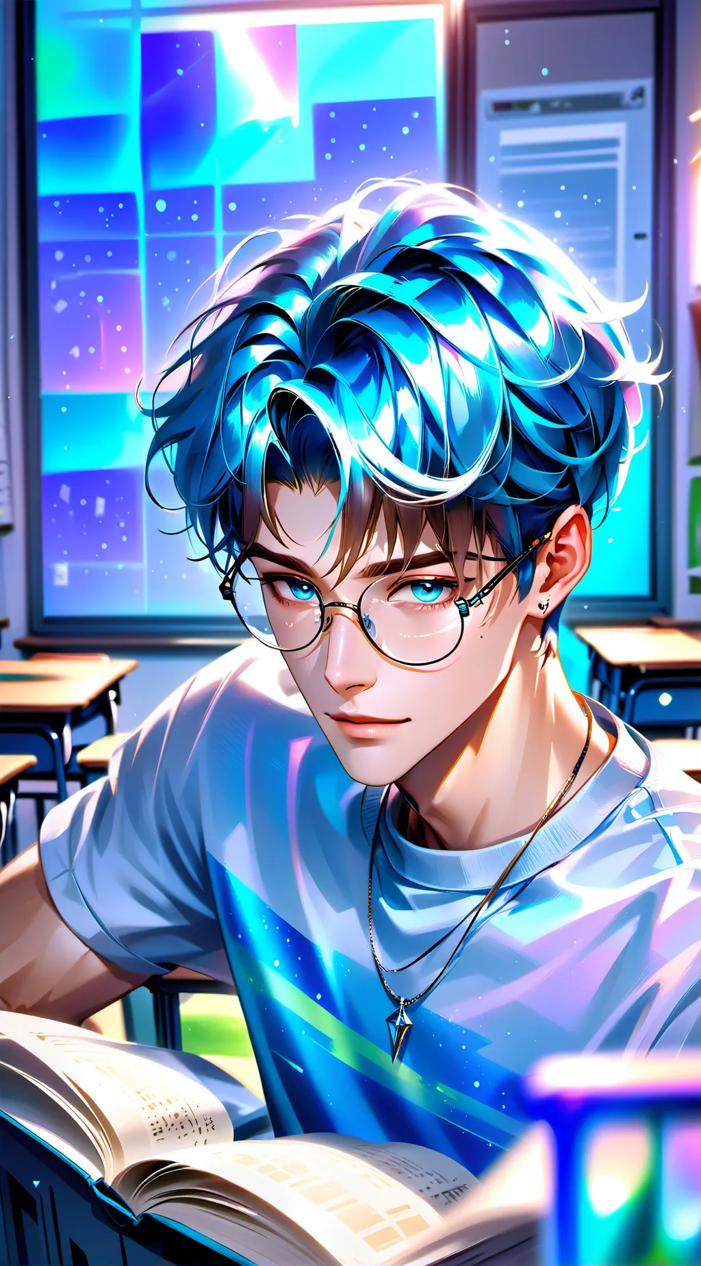 ai character: Xavier  background