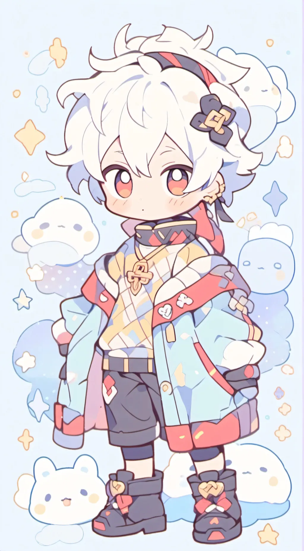 ai character: Mha pro Furry  background