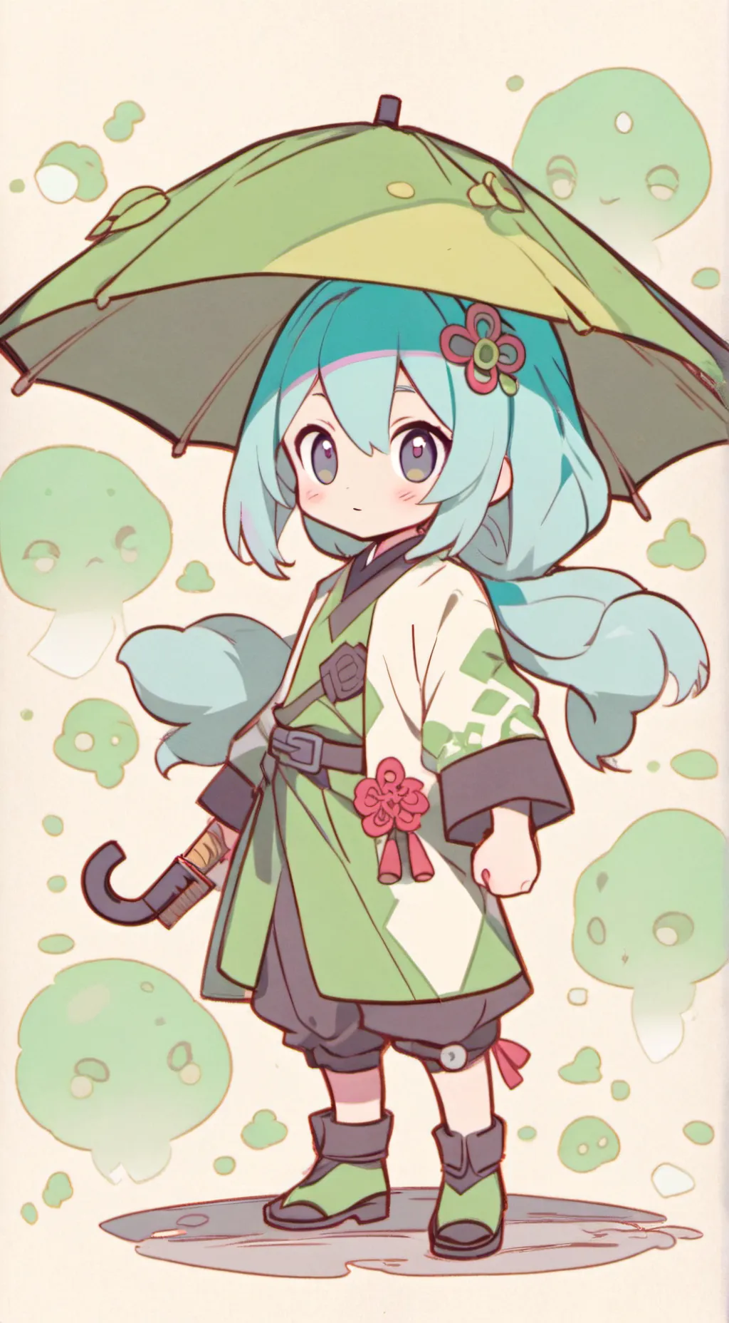 ai character: Kogasa Tatara background
