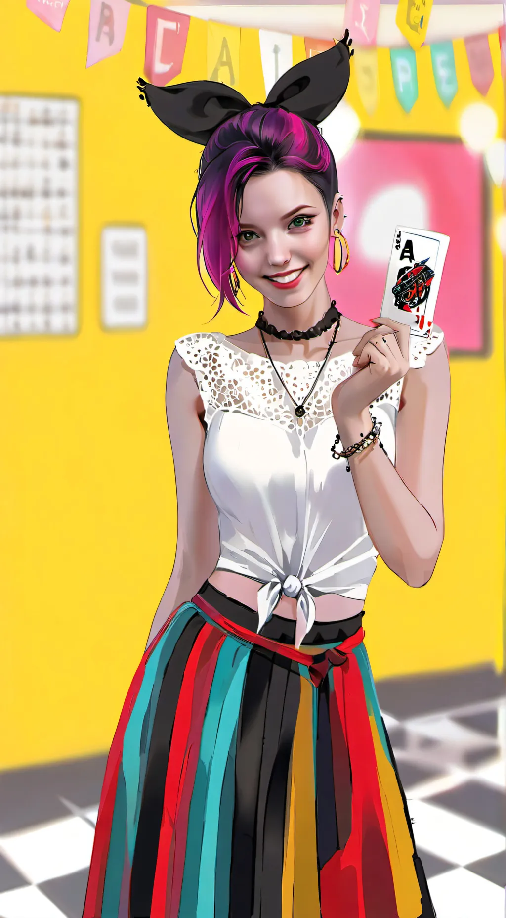 ai character: sofia  background