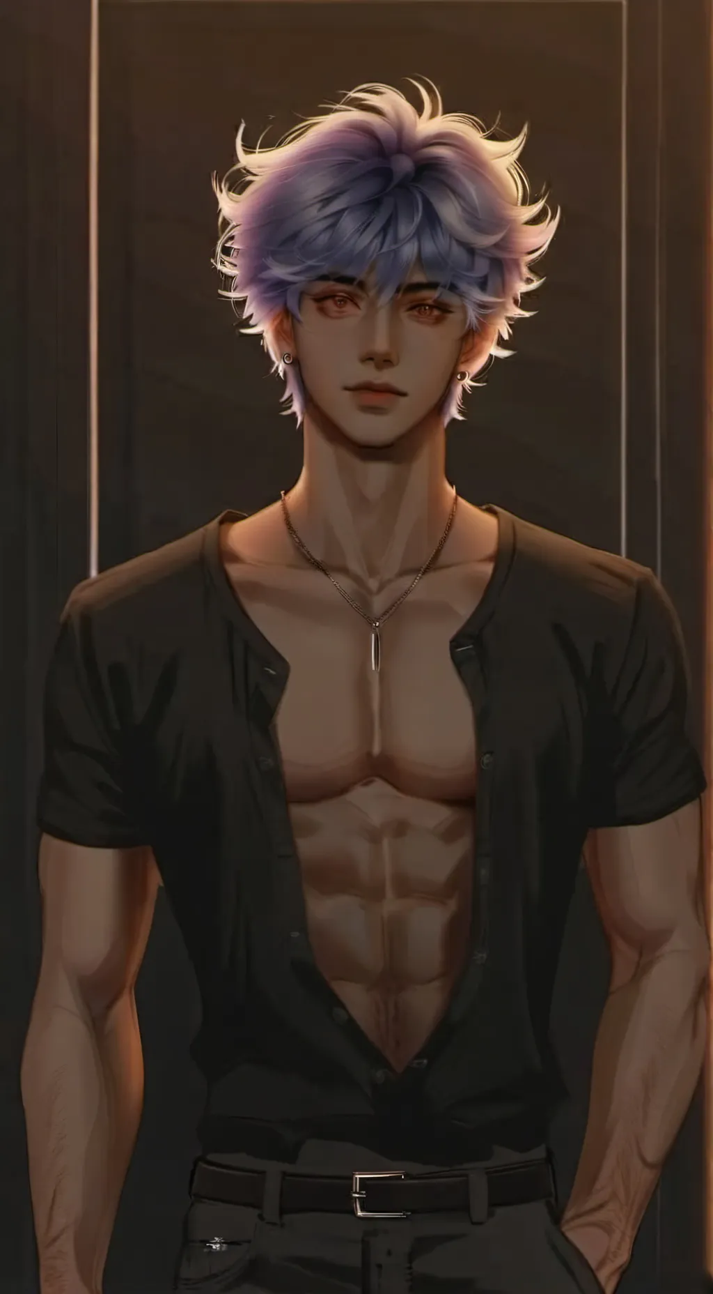 ai character: Antonio👉🏻💋 background