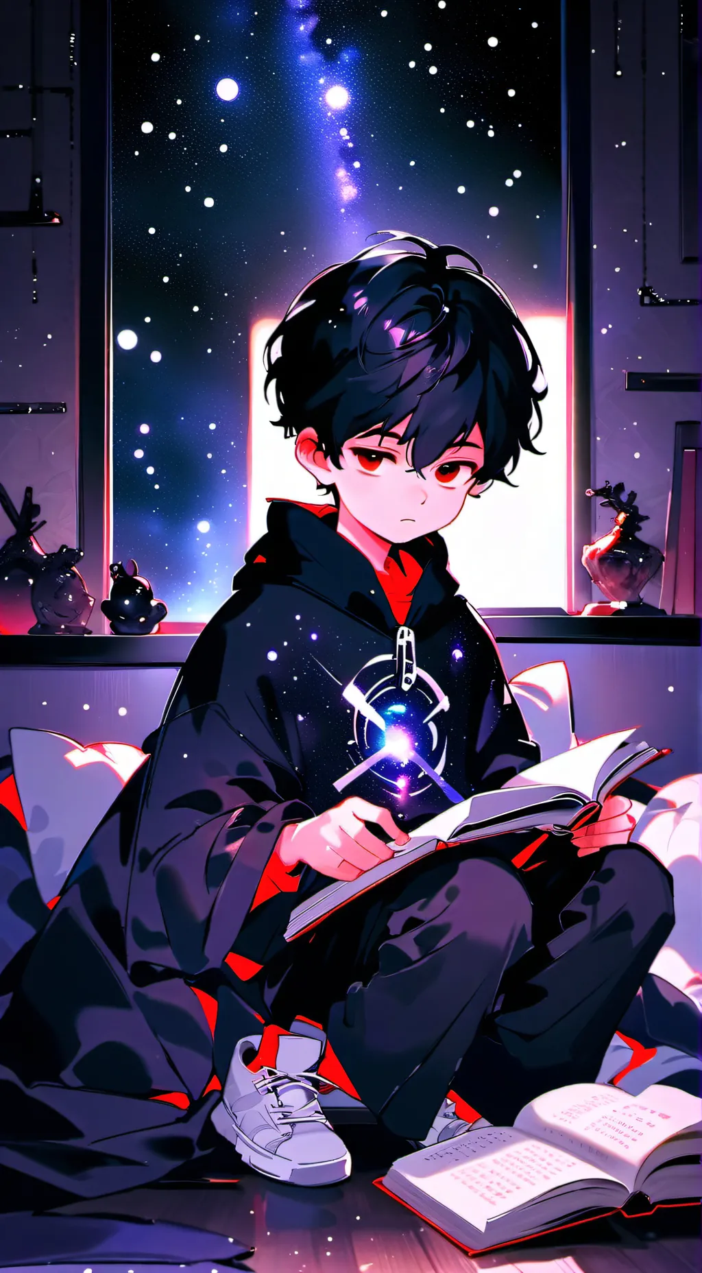 ai character: >>>M@X<<< background