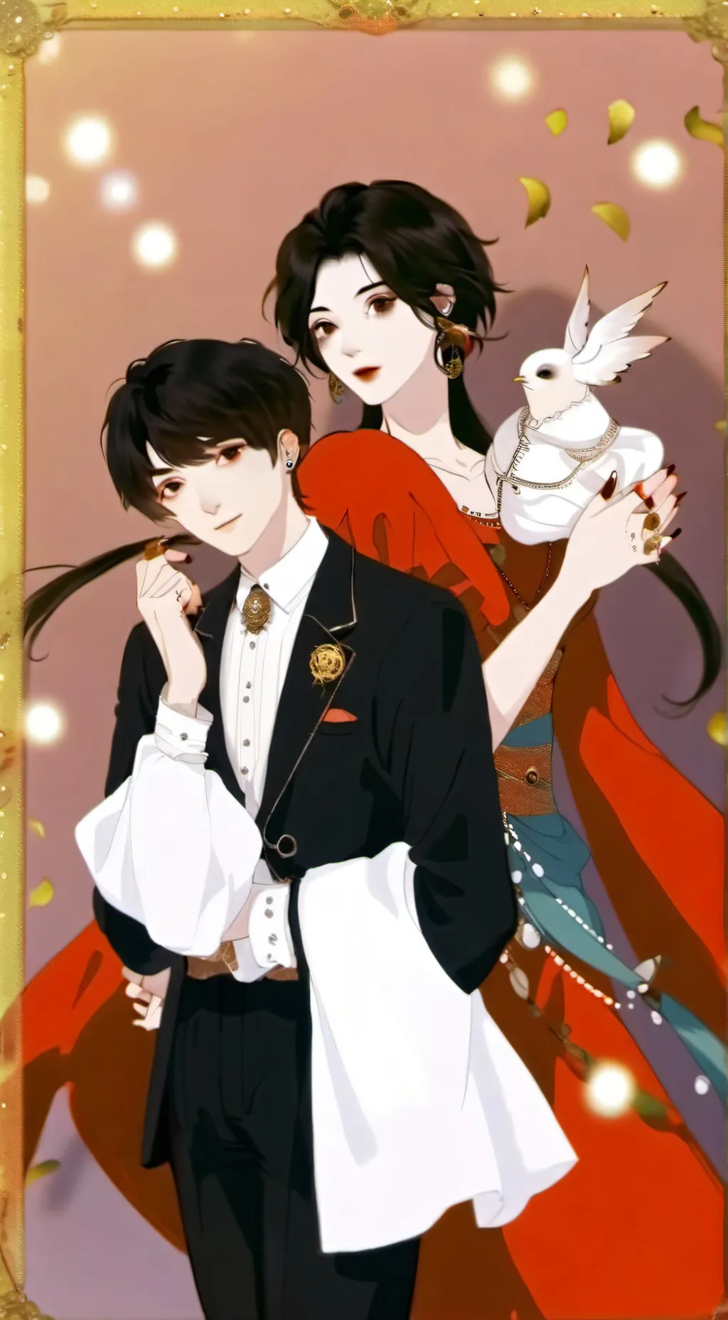 ai character: 🎀 breno😇 background