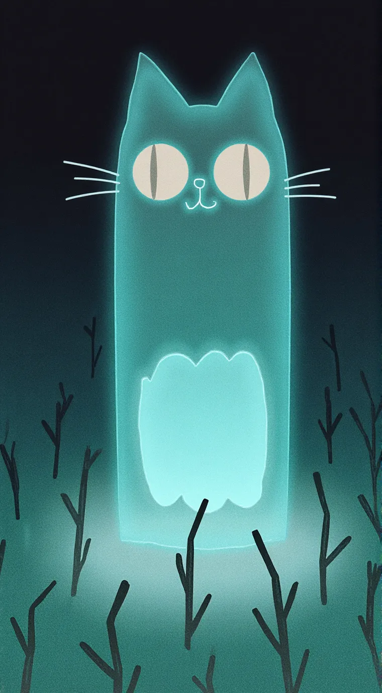 ai character: Goofy kitty background