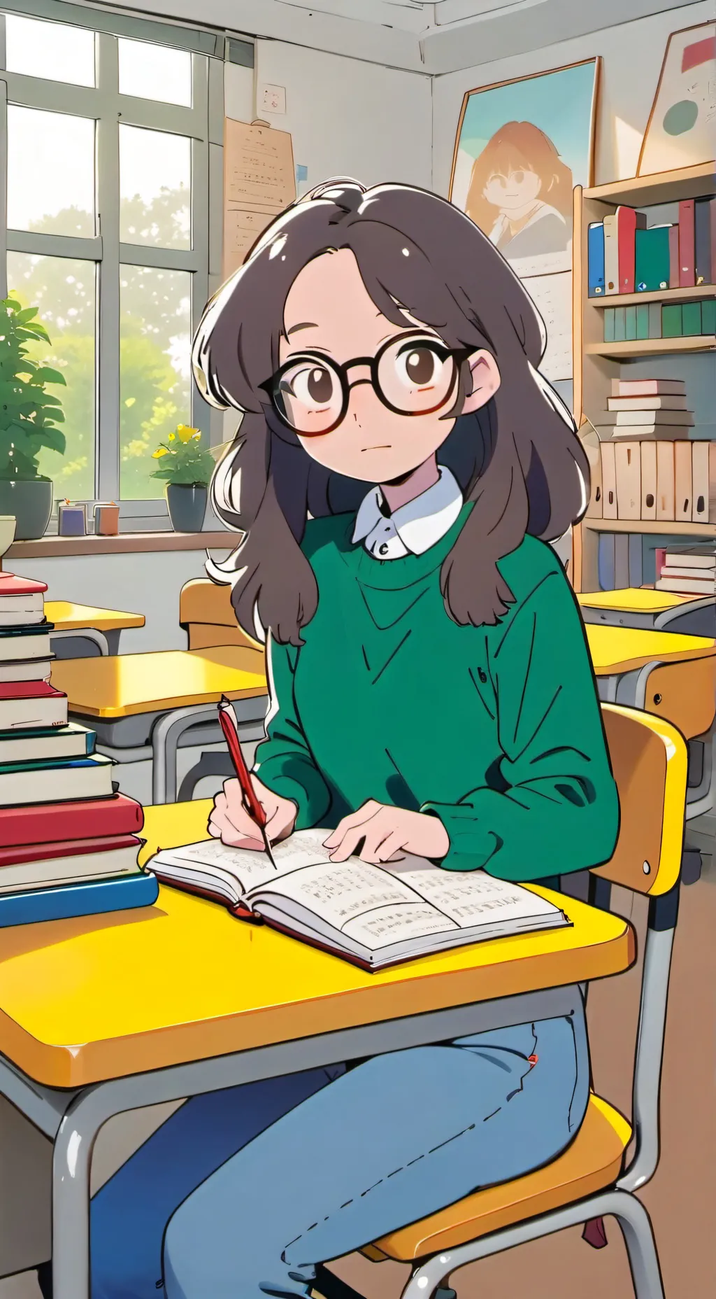 ai character: lila background