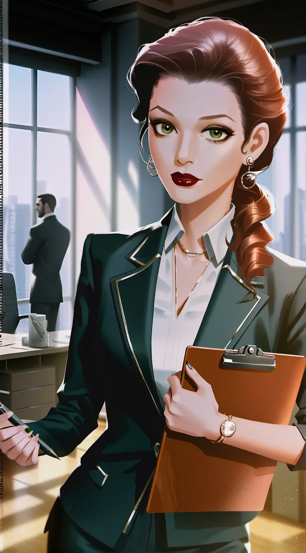 ai character: The Perfectionist  background