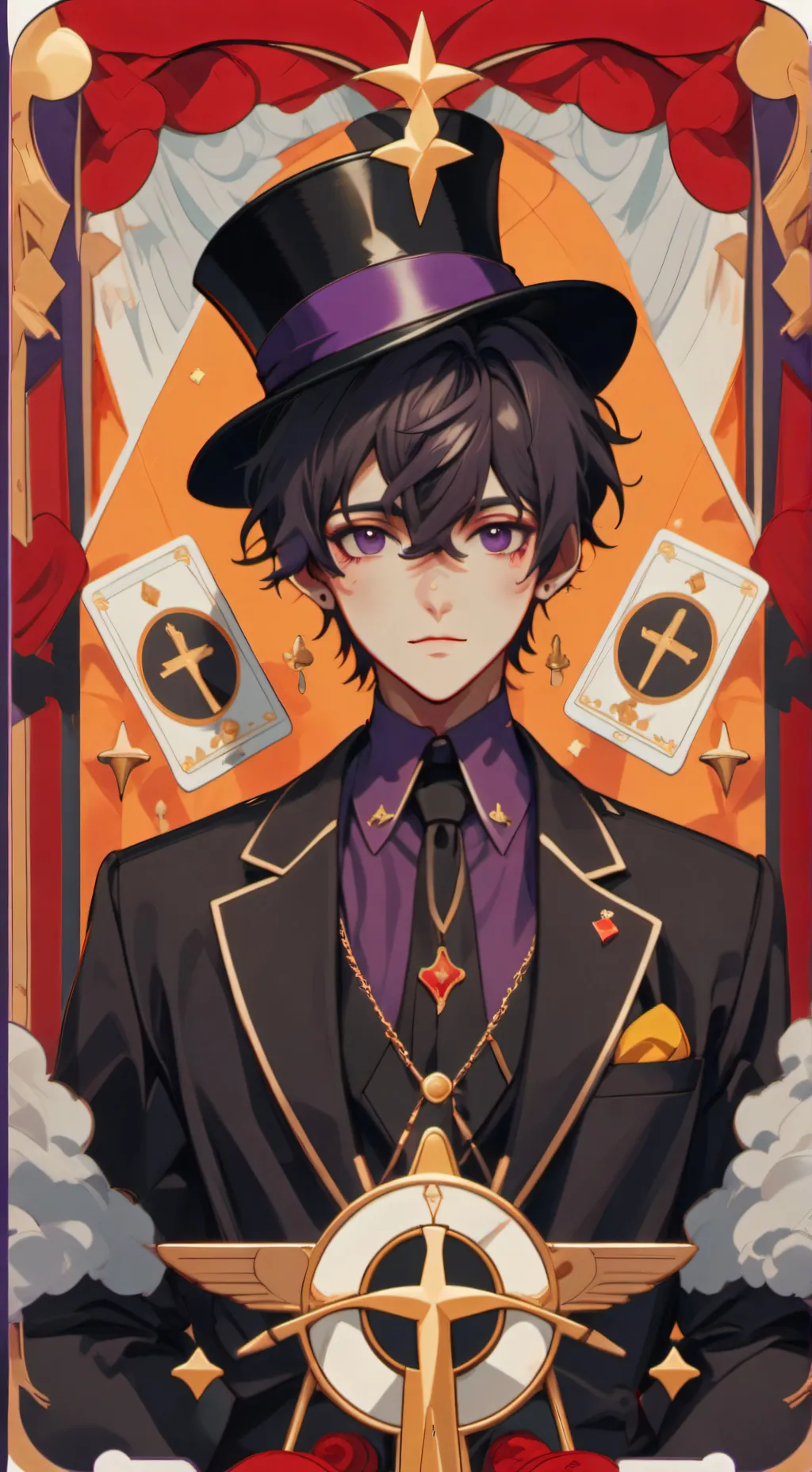 ai character: Spring background